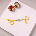 Tribal Odisha Dokra Brass & Threadwork Rakhi 06