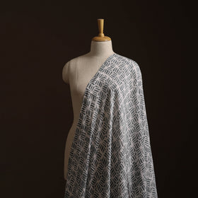 Kutch Hand Block Batik Print Modal Silk Fabric 10