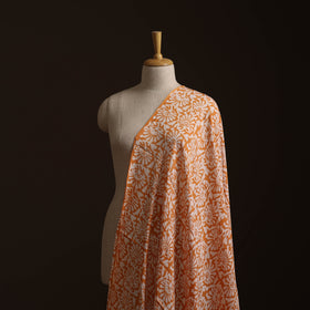 Kutch Hand Block Batik Print Modal Silk Fabric 06