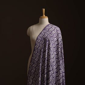 Kutch Hand Block Batik Print Modal Silk Fabric 03