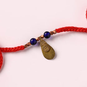 Tribal Dokra Craft Brass & Threadwork Rakhi 38