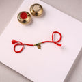 Tribal Dokra Craft Brass & Threadwork Rakhi 49