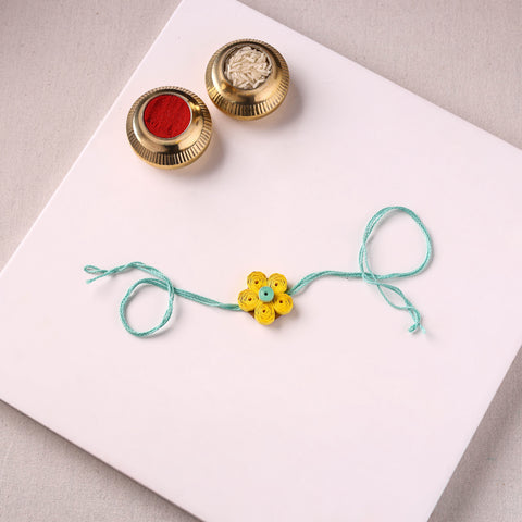 Flower - Handmade Paper Quilling Rakhi 21