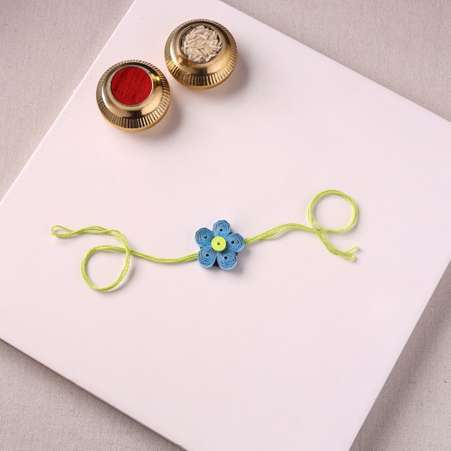 Flower - Handmade Paper Quilling Rakhi 37