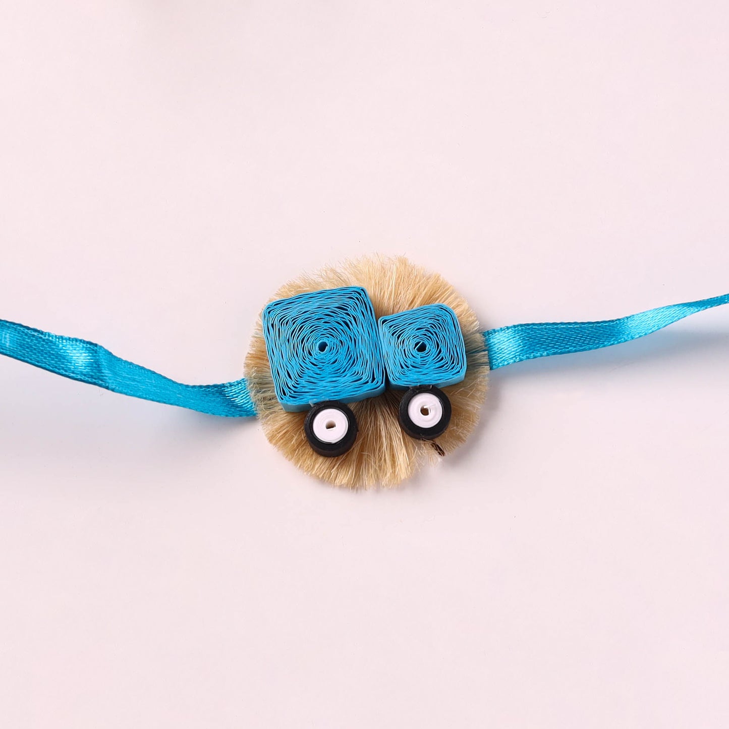 Car - Handmade Paper Quilling Kids Rakhi 48