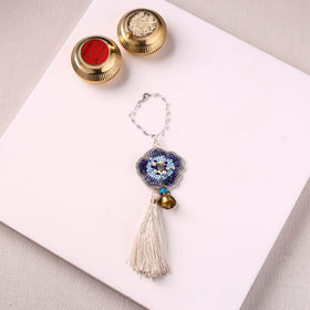 Flower - Handmade Beadwork Lumba Rakhi by Jugni 01