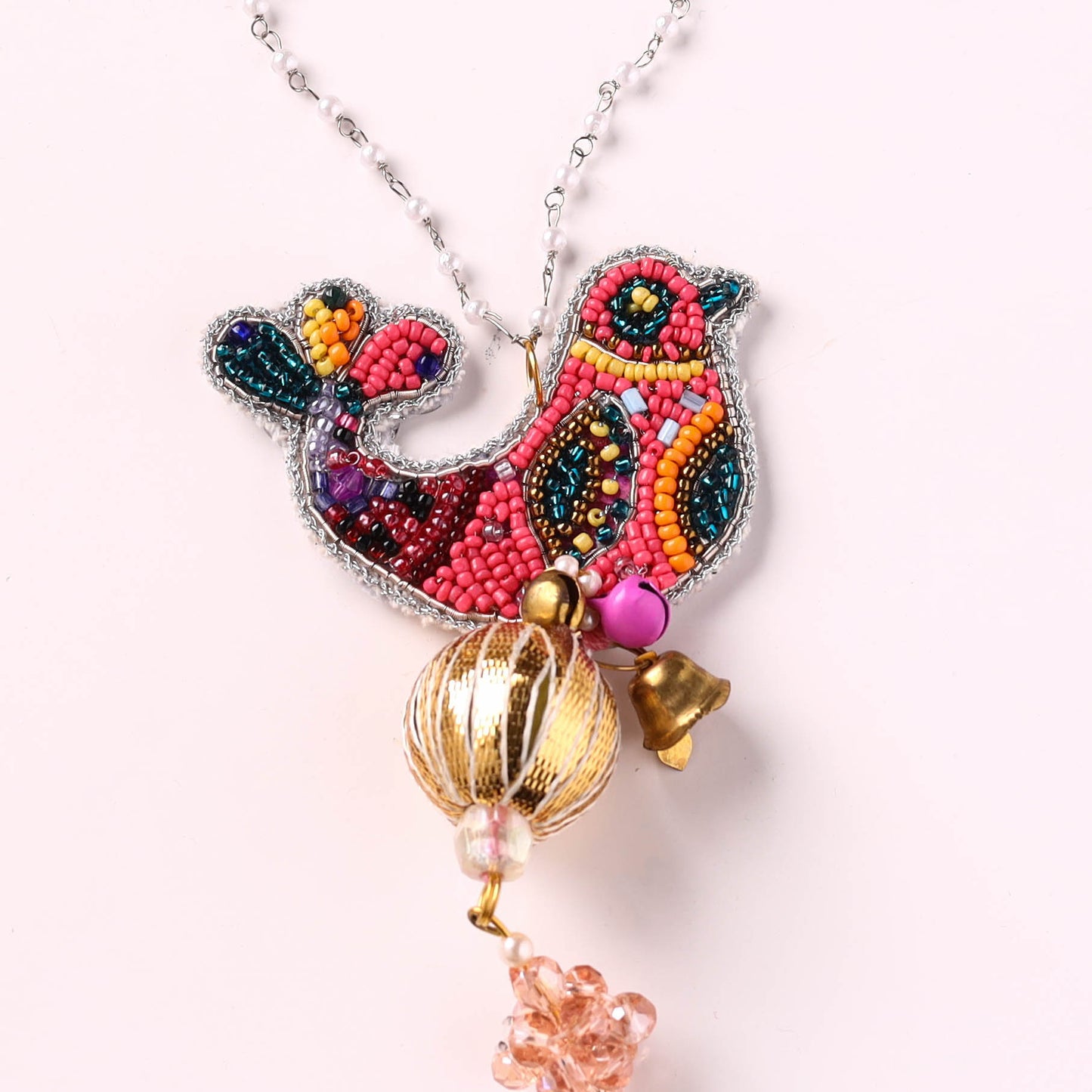Bird - Handmade Beadwork Lumba Rakhi by Jugni 02