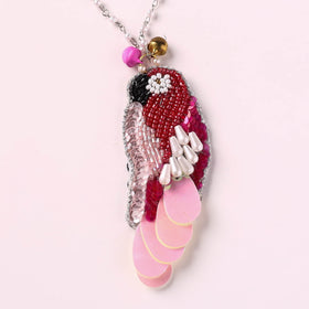 Bird - Handmade Sequin & Beadwork Lumba Rakhi by Jugni 03