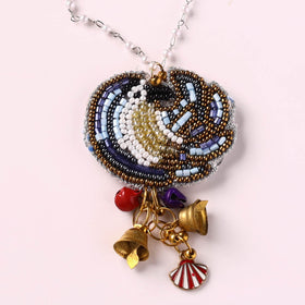 Bird - Handmade Beadwork Lumba Rakhi by Jugni 04