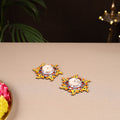 Handpainted Mirror Work Tealight Candle Holder (Set of 2) 12