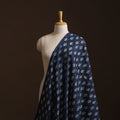 Blue - Bagru Indigo Hand Block Print Natural Dyed Cotton Fabric 08
