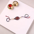 Peacock Feather - Handmade Beadwork Rakhi by Jugni 09