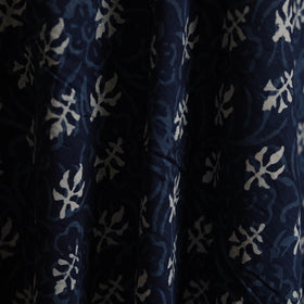 Blue - Bagru Indigo Hand Block Print Natural Dyed Cotton Fabric 08