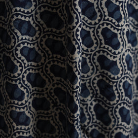 Blue - Bagru Indigo Hand Block Print Natural Dyed Cotton Fabric 10