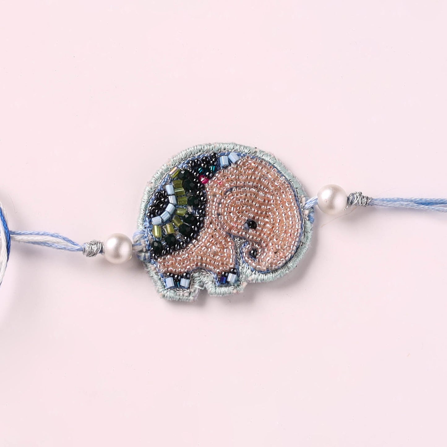 Elephant - Handmade Beadwork Kids Rakhi by Jugni 14