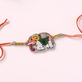 Elephant - Handmade Beadwork Kids Rakhi by Jugni 15