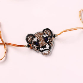Tiger - Handmade Beadwork Kids Rakhi by Jugni 16