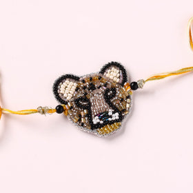 Leopard - Handmade Beadwork Kids Rakhi by Jugni 17