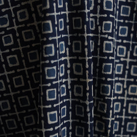 Blue - Bagru Indigo Hand Block Print Natural Dyed Cotton Fabric 14