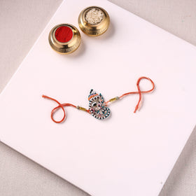 Ganesha Face - Handmade Beadwork Rakhi by Jugni 19