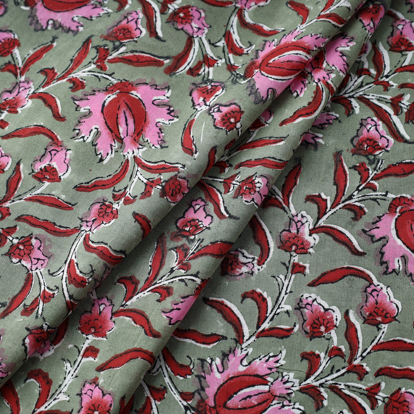 Sanganeri Fabric