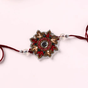Flower - Handmade Thread & Beadwork Rakhi by Jugni 23