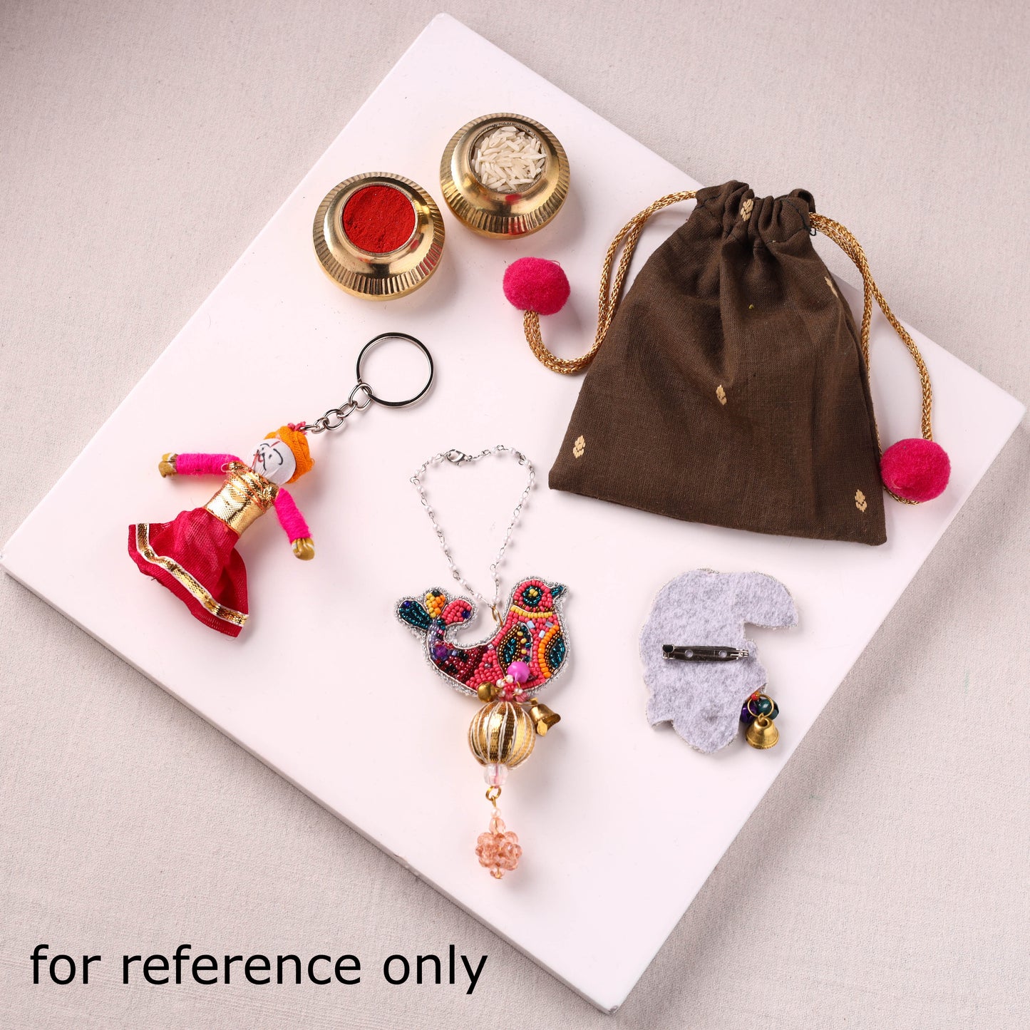 Flower - Handmade Beadwork Rakhi by Jugni 22