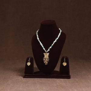 Handmade Beads Tribal Dokra Necklace Set 30