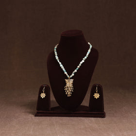 Handmade Beads Tribal Dokra Necklace Set 30
