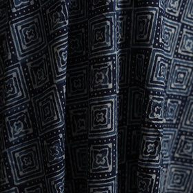 Blue - Bagru Indigo Hand Block Print Natural Dyed Cotton Fabric 22