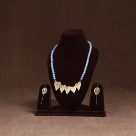 Handmade Beads Tribal Dokra Necklace Set 23