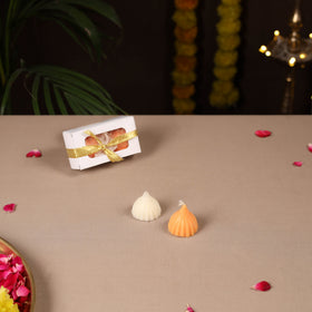Handmade Modak Soy Wax Scented Candles (Set of 2) 02