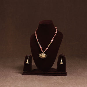 Handmade Beads Tribal Dokra Necklace Set 26