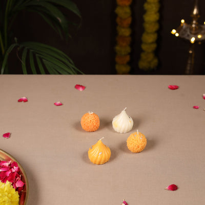 Handmade Indian Sweet Soy Wax Scented Candles Set 05