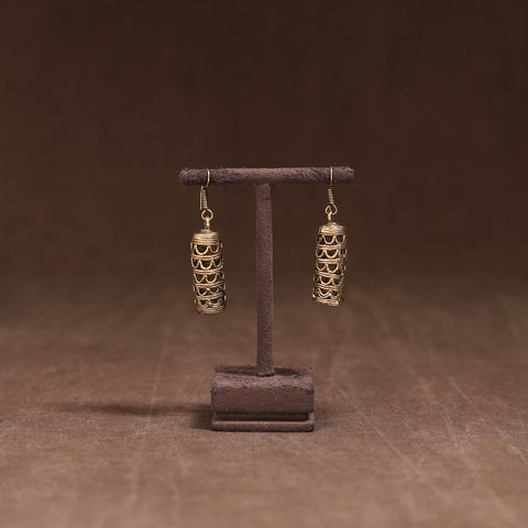 Yellow - Handmade Tribal Dokra Earrings 14