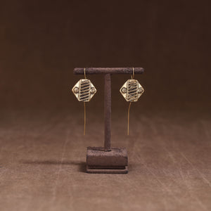 Yellow - Handmade Tribal Dokra Earrings 19