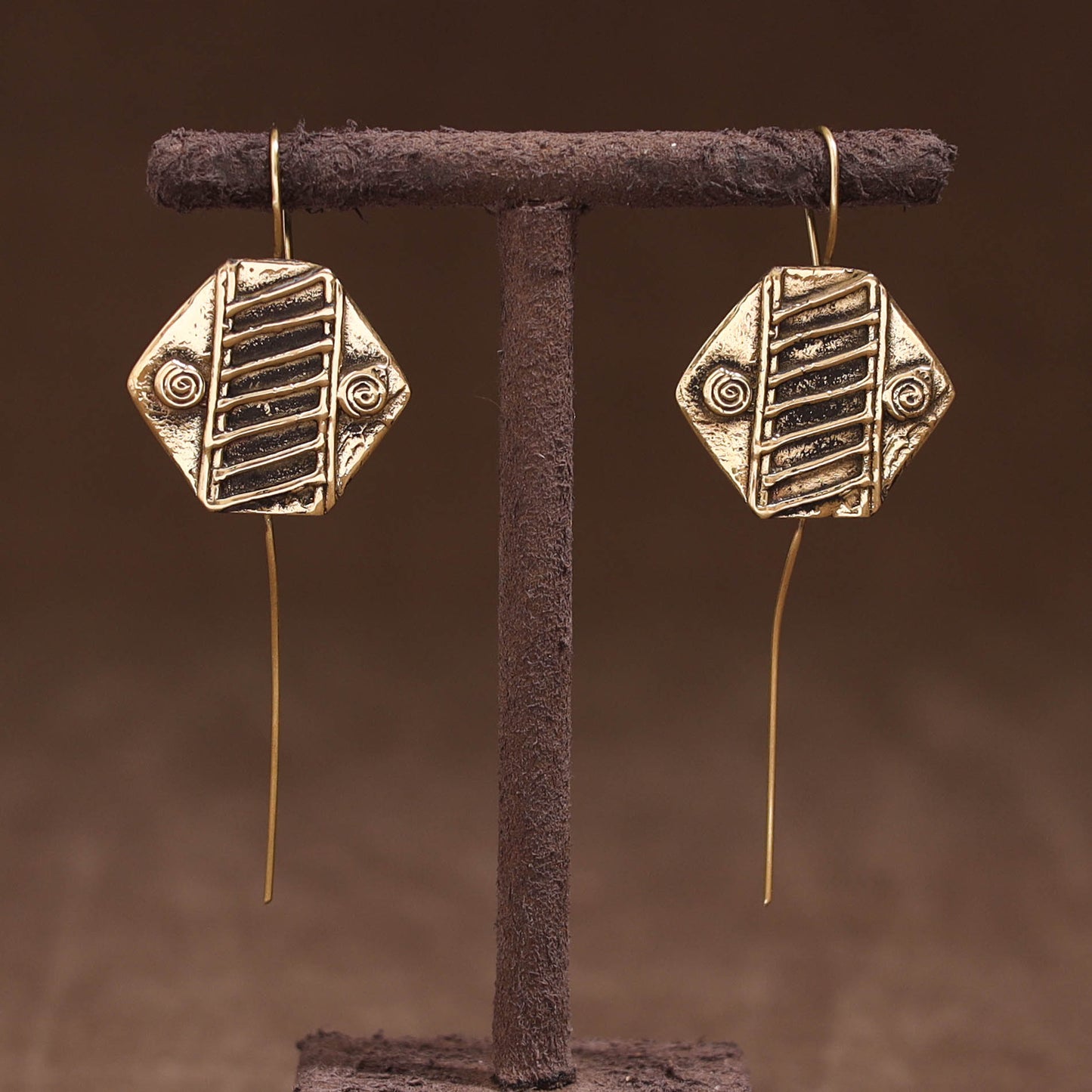 Handmade Tribal Dokra Earrings 19