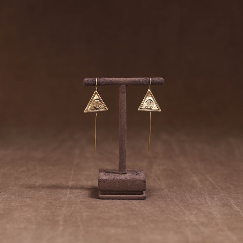 Yellow - Handmade Tribal Dokra Earrings 18