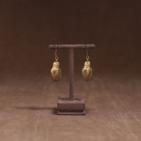 Yellow - Handmade Tribal Dokra Earrings 17