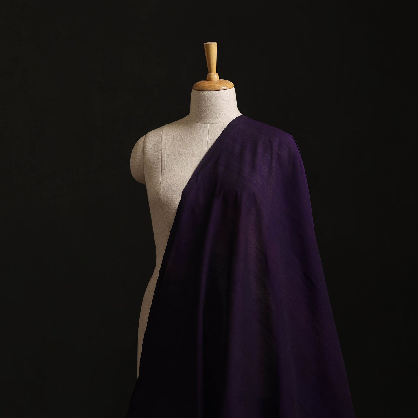 Handloom Mangalagiri Plain Cotton Fabric 06