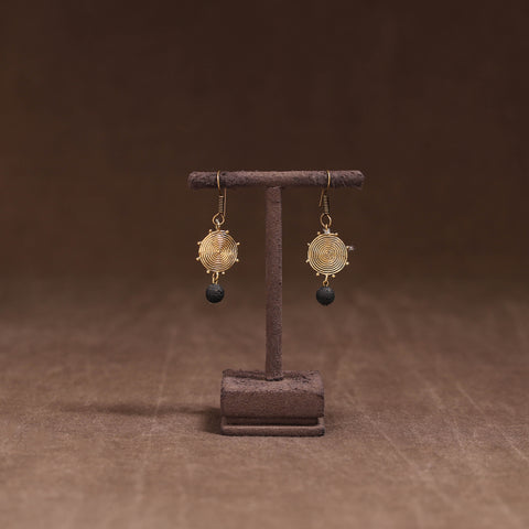 Yellow - Handmade Tribal Dokra Earrings 15