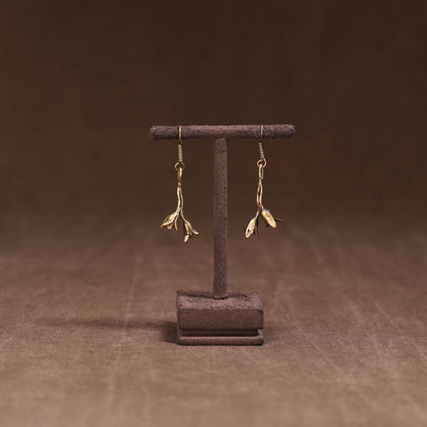 Yellow - Handmade Tribal Dokra Earrings 12