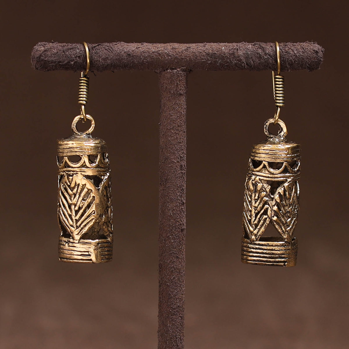 Handmade Tribal Dokra Earrings 09