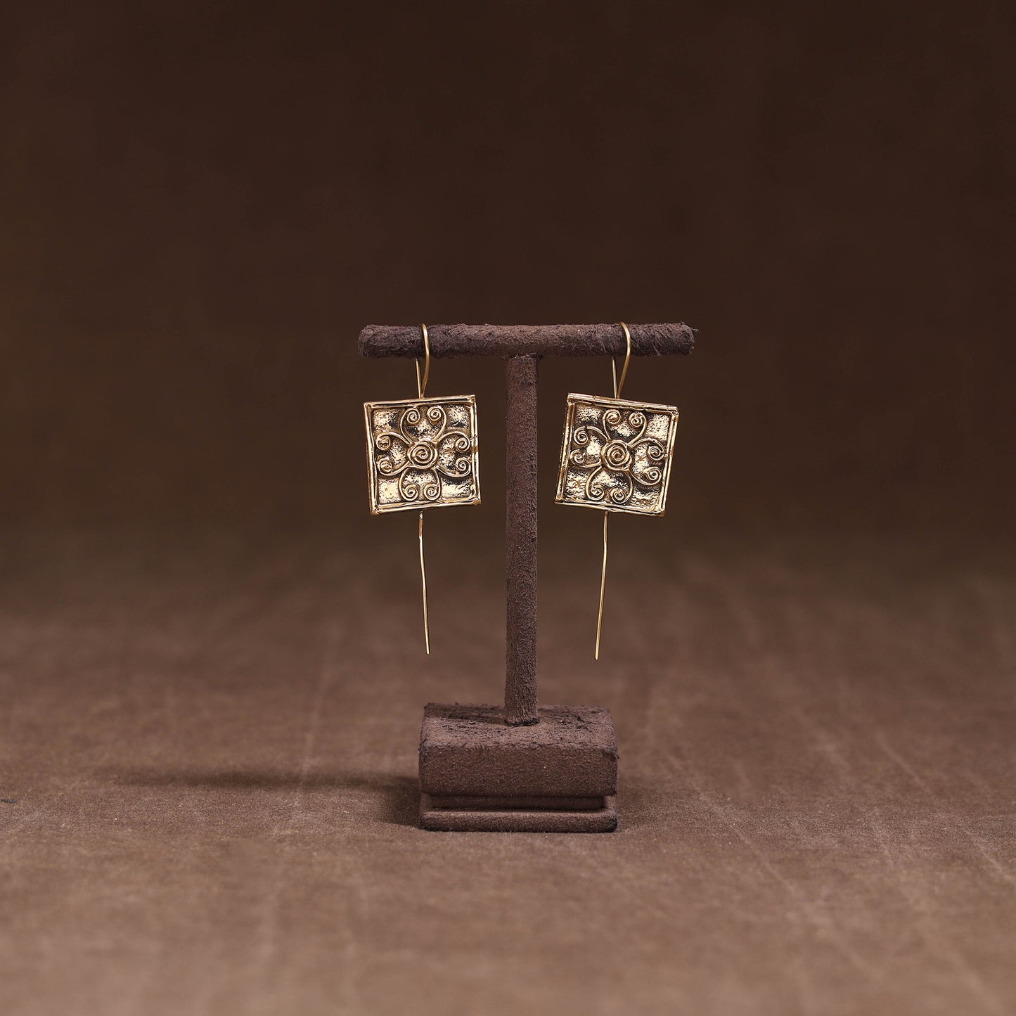 Handmade Tribal Dokra Earrings 08