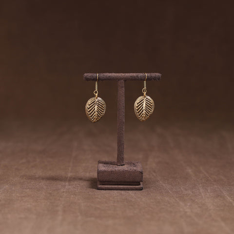 Yellow - Handmade Tribal Dokra Earrings 06