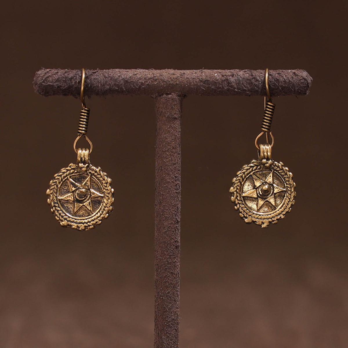 Handmade Tribal Dokra Earrings 04
