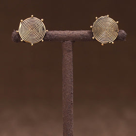Handmade Tribal Dokra Earrings 02