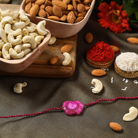 rakhi with dry fruits