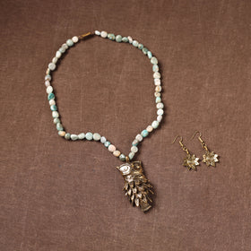 Handmade Beads Tribal Dokra Necklace Set 30