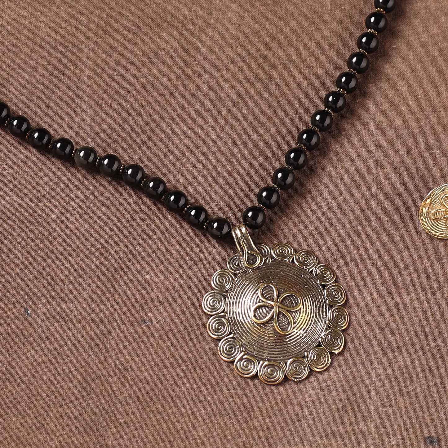 Handmade Beads Tribal Dokra Necklace Set 28